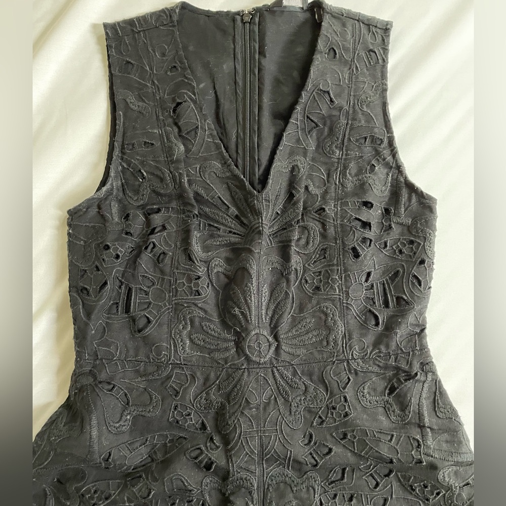 Black Floral Theory Dress
